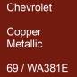 Preview: Chevrolet, Copper Metallic, 69 / WA381E.